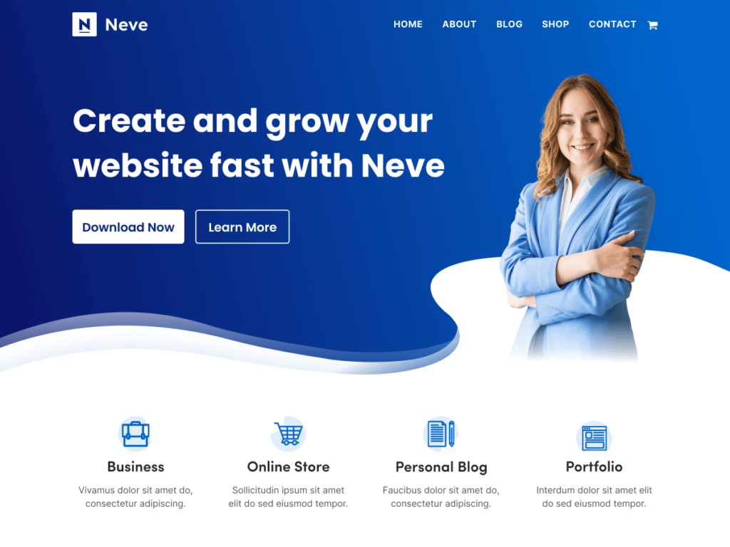 Neve: The Fast, Lightweight, and Flexible Theme