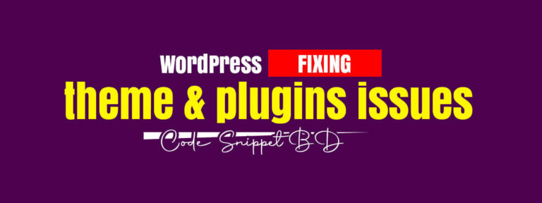 Fix WordPress Issues, Theme Errors, and Plugin Problems