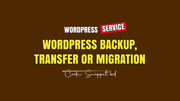 wordpress backup and transfer