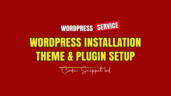 wordpress installation and setup