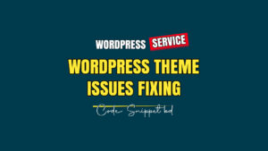 Fixing wordpress theme issues