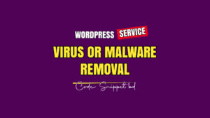 wordpress virus removal